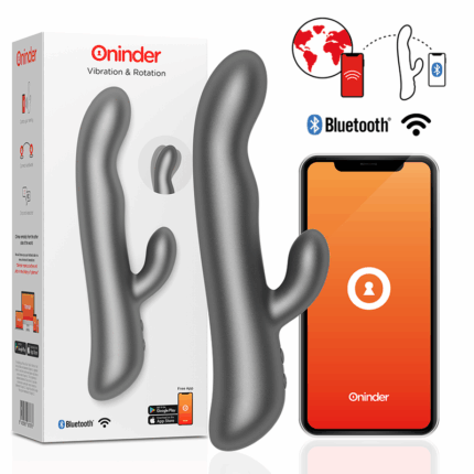 ONINDER - OSLO VIBRACIÓN & ROTACIÓN NEGRO - APP GRATUITA - sexbliss - Foto 1