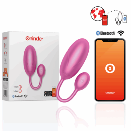 ONINDER - TOKYO HUEVO VIBRADOR ROSA 7.5 X 3.2 CM - APP GRATUITA - sexbliss - Foto 1