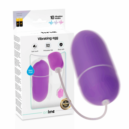 ONLINE - HUEVO VIBRADOR WATERPROOF LILA - sexbliss - Foto 1