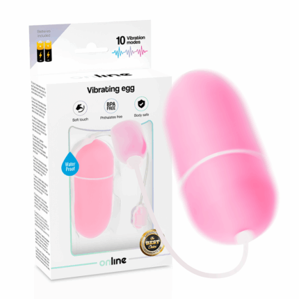 ONLINE - HUEVO VIBRADOR WATERPROOF ROSA - sexbliss - Foto 1