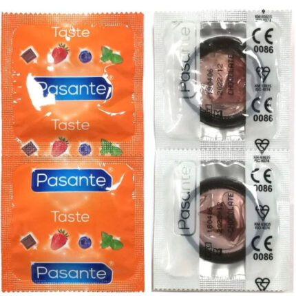 PASANTE - PRESERVATIVO SABOR CHOCOLATE BOLSA 144 UNIDADES - sexbliss - Foto 1