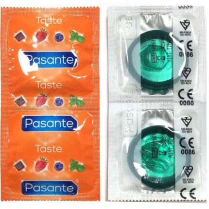 PASANTE - PRESERVATIVO SABOR MENTA BOLSA 144 UNIDADES - sexbliss - Foto 1
