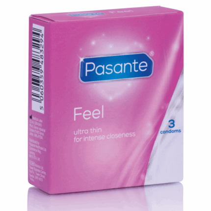 PASANTE - PRESERVATIVOS SENSITIVE ULTRAFINO 3 UNIDADES - sexbliss - Foto 1