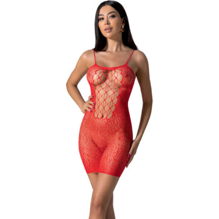 PASSION - BS096 BODYSTOCKING ROJO TALLA ÚNICA - sexbliss - Foto 1