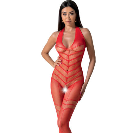 PASSION - BS100 BODYSTOCKING ROJO TALLA ÚNICA - sexbliss - Foto 1