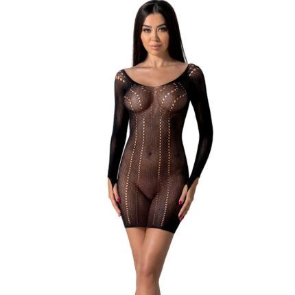 PASSION - BS101 BODYSTOCKING NEGRO TALLA ÚNICA - sexbliss - Foto 1