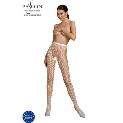 PASSION - ECO COLLECTION BODYSTOCKING ECO S007 BLANCO - sexbliss - Foto 1