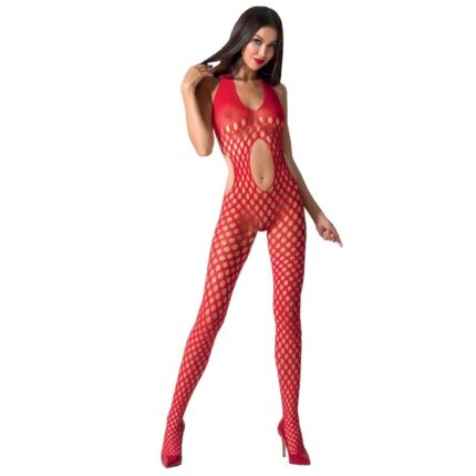 PASSION - WOMAN BS065 BODYSTOCKING ROJO TALLA ÚNICA - sexbliss - Foto 1
