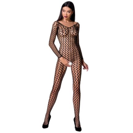 PASSION - WOMAN BS068 BODYSTOCKING NEGRO TALLA ÚNICA - sexbliss - Foto 1