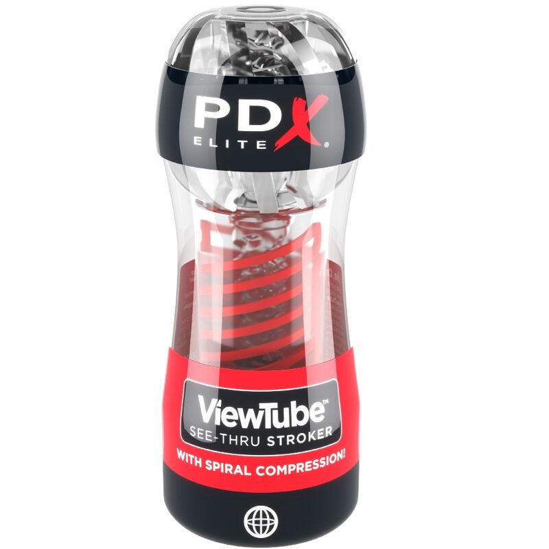 PDX ELITE - MASTURBADOR STROKER VIEWTUBE 2 COMPRESION ESPIRAL TRANSPARENTE - Foto 1 PDX ELITE - MASTURBADOR STROKER VIEWTUBE 2 COMPRESION ESPIRAL TRANSPARENTE - sexbliss - Foto 1