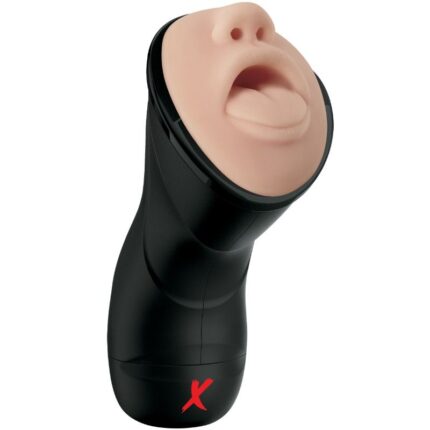PDX ELITE - STROKER REALÍSTICO GARGANTA PROFUNDA CON VIBRACIÓN - sexbliss - Foto 1