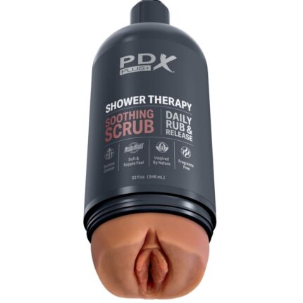 PDX PLUS - MASTURBADOR STROKER DISEÑO DISCRETO DE BOTE CHAMPU SOOTHING SCRUB CARAMELO - sexbliss - Foto 1