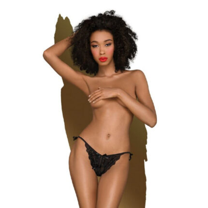 PENTHOUSE - TOO HOT TO BE REAL TANGA NEGRO L/XL - sexbliss - Foto 1