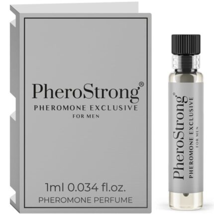 PHEROSTRONG - PERFUME CON FEROMONAS EXCLUSIVE PARA HOMBRE 1 ML - sexbliss - Foto 1