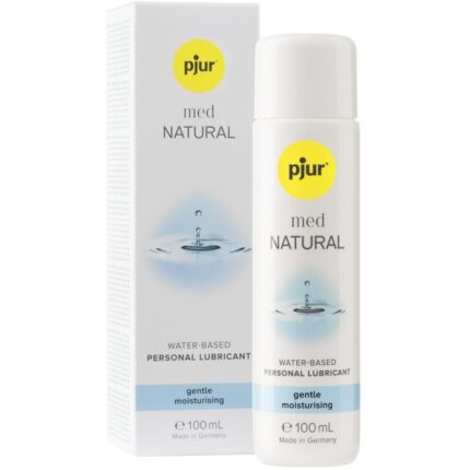 PJUR - MED NATURAL LUBRICANTE BASE AGUA 100 ML - sexbliss - Foto 1