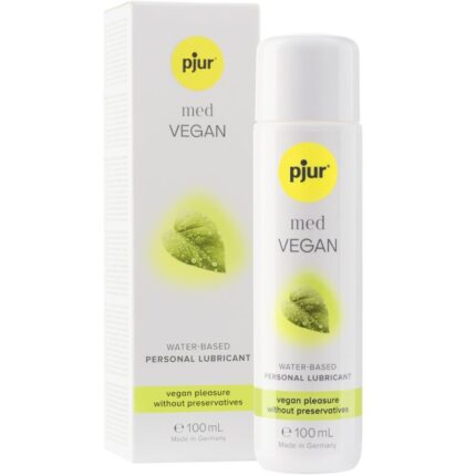 PJUR - MED VEGAN GLIDE LUBRICANTE BASE AGUA 100 ML - sexbliss - Foto 1