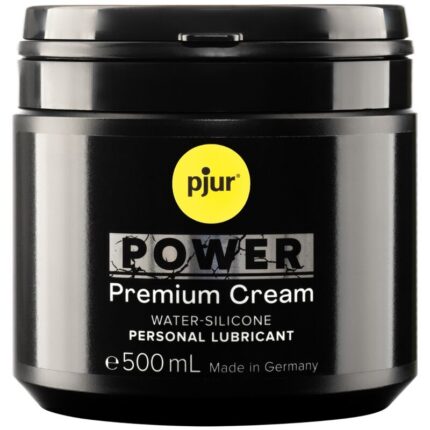 PJUR - POWER PREMIUM CREAM PERSONAL LUBRICANT 500 ML - sexbliss - Foto 1