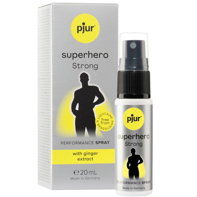 PJUR - SPRAY RETARDANTE SUPERHERO STRONG 20 ML - Foto 1 PJUR - SPRAY RETARDANTE SUPERHERO STRONG 20 ML - sexbliss - Foto 1