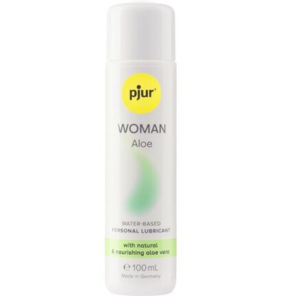 PJUR - WOMAN ALOE LUBRICANTE BASE AGUA 100 ML - sexbliss - Foto 1