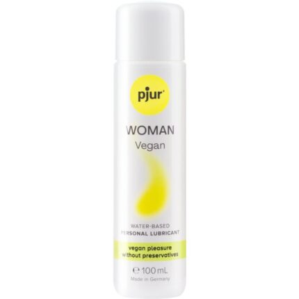 PJUR - WOMAN VEGAN LUBRICANTE BASE AGUA 100 ML - sexbliss - Foto 1