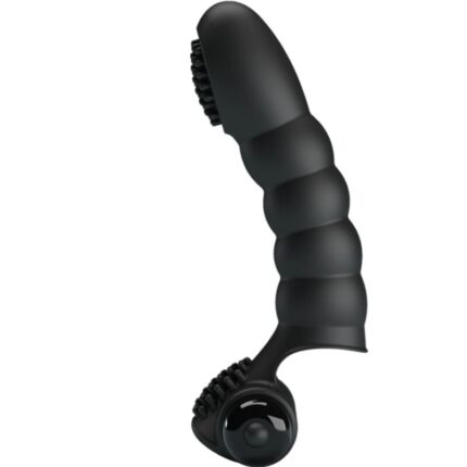 PRETTY LOVE - ALEXANDER VIBRADOR DE DEDO 10 VIBRACIONES NEGRO - sexbliss - Foto 1