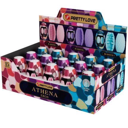 PRETTY LOVE - ATHENA EROS PACK 15 MASTURBADORES MASCULINOS VARIOS - sexbliss - Foto 1