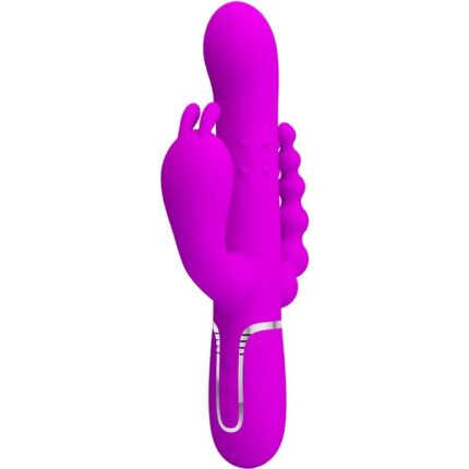 PRETTY LOVE - CAMMY TRIPLE VIBRADOR MULTIFUNCIÓN 4 EN 1 ROSA - sexbliss - Foto 1