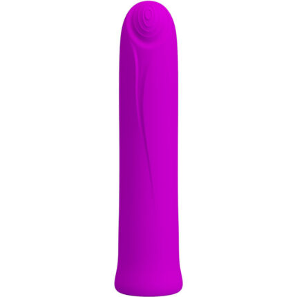 PRETTY LOVE - CURTIS MINI VIBRADOR SUPER POWER 12 VIBRACIONES SILICONA VIOLETA - sexbliss - Foto 1
