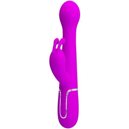 PRETTY LOVE - DEJON VIBRADOR RABBIT 3 EN 1 MULTIFUNCIÓN VIOLETA - sexbliss - Foto 1