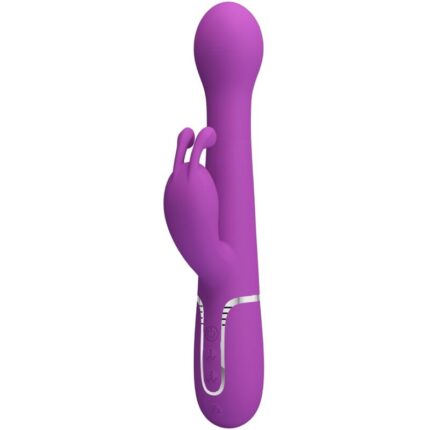 PRETTY LOVE - DEJON VIBRADOR RABBIT MULTIFUNCIÓN 3 EN 1 MORADO - sexbliss - Foto 1