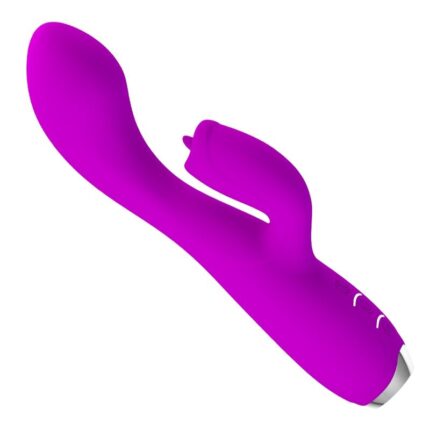 PRETTY LOVE - GLORIA VIBRADOR CONEJO RECARGABLE-IMPERMEABLE MORADO - sexbliss - Foto 1