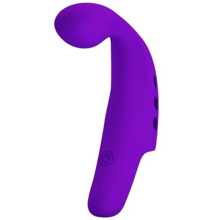 PRETTY LOVE - GORGON VIBRADOR DE DEDO RECARGABLE MORADO - sexbliss - Foto 1