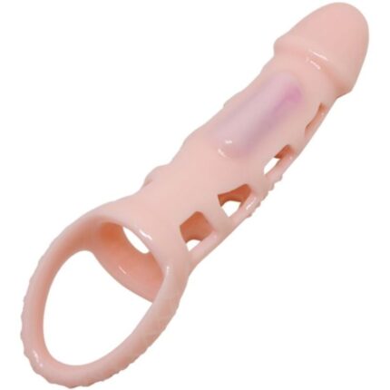PRETTY LOVE - HARRISON FUNDA EXTENSORA PENE CON VIBRACIÓN Y STRAP 13.5 CM - sexbliss - Foto 1
