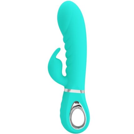 PRETTY LOVE - PRESCOTT VIBRADOR PUNTO G MULTIFUNCIÓN VERDE AGUA - sexbliss - Foto 1