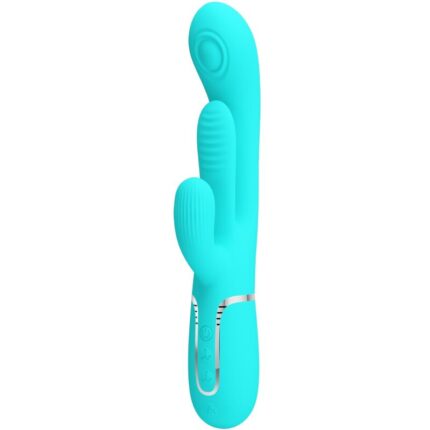 PRETTY LOVE - SHANIA TRIPLE VIBRADOR RABBIT MULTIFUNCIÓN 3 EN 1 - sexbliss - Foto 1