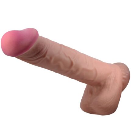 PRETTY LOVE - SLIDING SKIN SERIES DILDO REALÍSTICO CON VENTOSA PIEL DESLIZANTE MORENO 26 CM - sexbliss - Foto 1