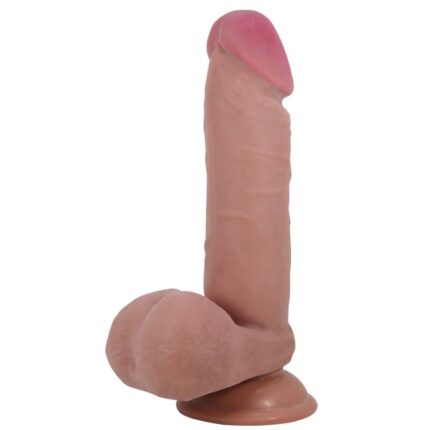 PRETTY LOVE - SLIDING SKIN SERIES DILDO REALÍSTICO CON VENTOSA PIEL DESLIZANTE NATURAL 20.5 CM - sexbliss - Foto 1