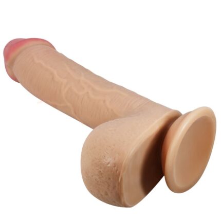 PRETTY LOVE - SLIDING SKIN SERIES DILDO REALÍSTICO CON VENTOSA PIEL DESLIZANTE NATURAL 23.4 CM - sexbliss - Foto 1