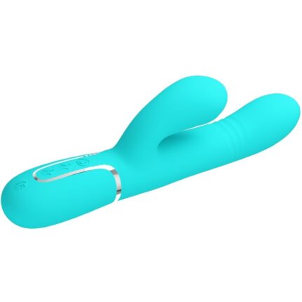PRETTY LOVE - VIBRADOR PUNTO G MULTIFUNCIÓN VERDE AGUA - sexbliss - Foto 1