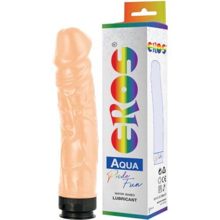 PRIDE - EROS AQUA LGBT PRIDE DILDO CON LUBRICANTE BASE AGUA - sexbliss - Foto 1