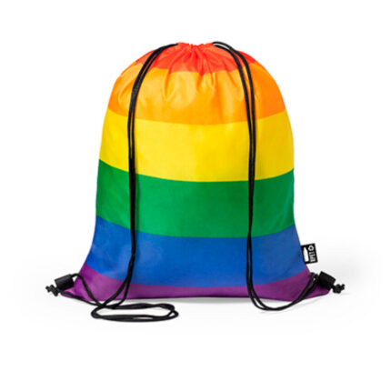 PRIDE - MOCHILA SACO BANDERA ARCOÍRIS - sexbliss - Foto 1