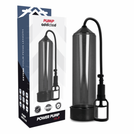 PUMP ADDICTED - BOMBA ERECCIÓN RX7 NEGRO - sexbliss - Foto 1