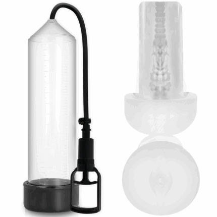 PUMP ADDICTED - BOMBA ERECCIÓN RX7 TRANSPARENTE CON MASTURBADOR - sexbliss - Foto 1