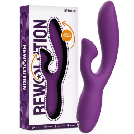 REWOLUTION - REWOFUN VIBRADOR FLEXIBLE CON RABBIT - sexbliss - Foto 1