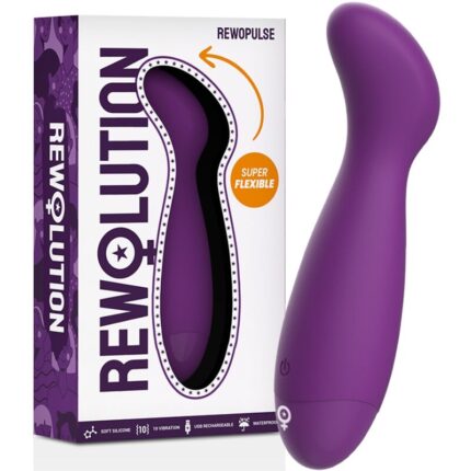 REWOLUTION - REWOPULSE VIBRADOR FLEXIBLE ESTIMULADOR PUNTO G - sexbliss - Foto 1