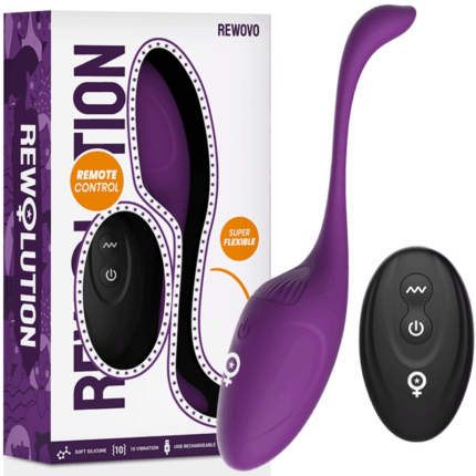 REWOLUTION - REWOVO HUEVO VIBRADOR CONTROL REMOTO - sexbliss - Foto 1