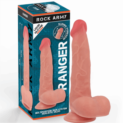 ROCKARMY - RANGER DILDO REALISTA DUAL DENSITY LIQUID SILICONE 22 CM -O- 3.6 CM - sexbliss - Foto 1