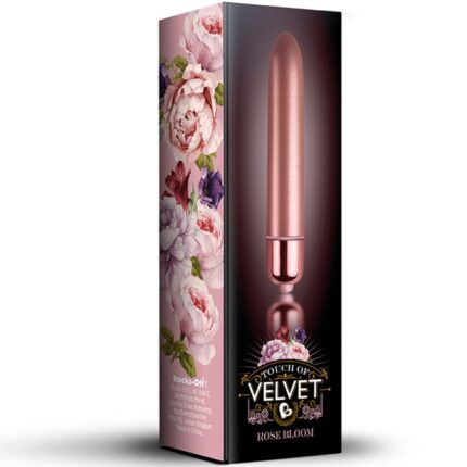 ROCKS-OFF - BALA VIBRADORA TOUCH OF VELVET ROSE BLOOM 10 VELOCIDADES - sexbliss - Foto 1