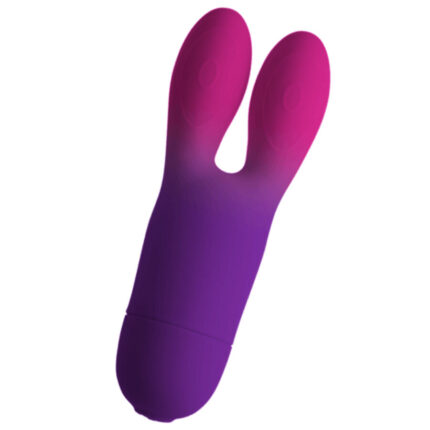 ROCKS- OFF - GLO-GIRL BUNNY VIBRADOR FLEXIBLE MORADO - sexbliss - Foto 1