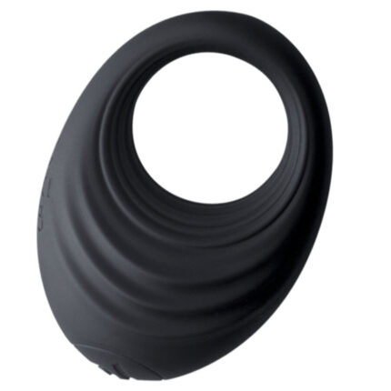 ROCKS- OFF - SPIRE ANILLO VIBRADOR PARA EL PENE NEGRO - sexbliss - Foto 1